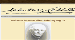 Desktop Screenshot of albertketelbey.org.uk